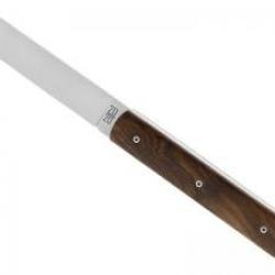 Couteau Le fidèle  20/20 lame pied de mouton acier 12C27 manche en noyer +pochette