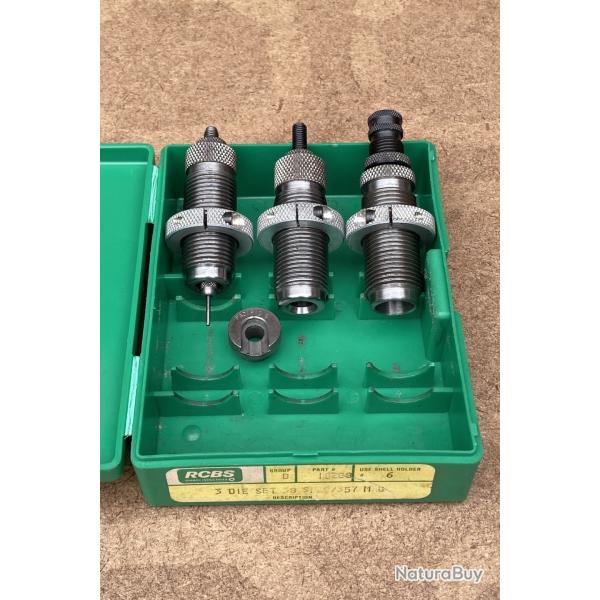 Jeu d'outils RCBS 38Spl / 357 Mag carbure, peu utiliss
