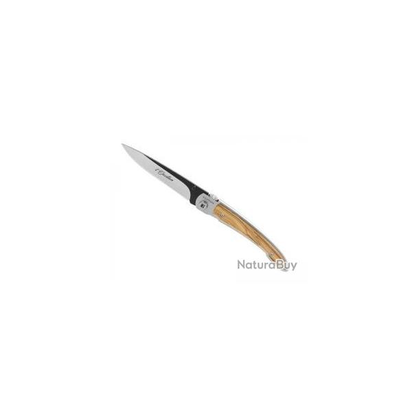 Couteau Eustache L'OCCITAN LINER lame acier inox 440C 2 tons,  cran intrieur