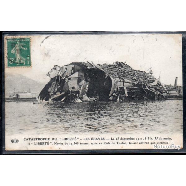 CPA - Marine Militaire - Catastrophe du Libert Les epaves N3767