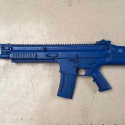 Armes entraînement réplique fn Herstal scar L blue gun