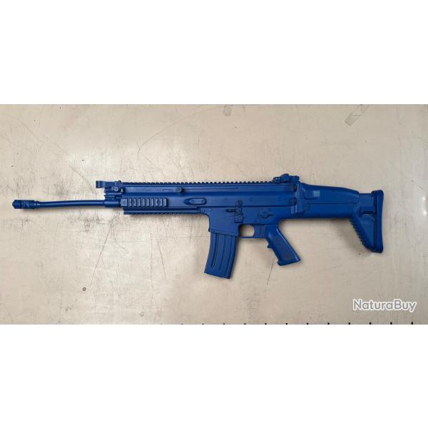 Armes entranement rplique fn Herstal scar L blue gun