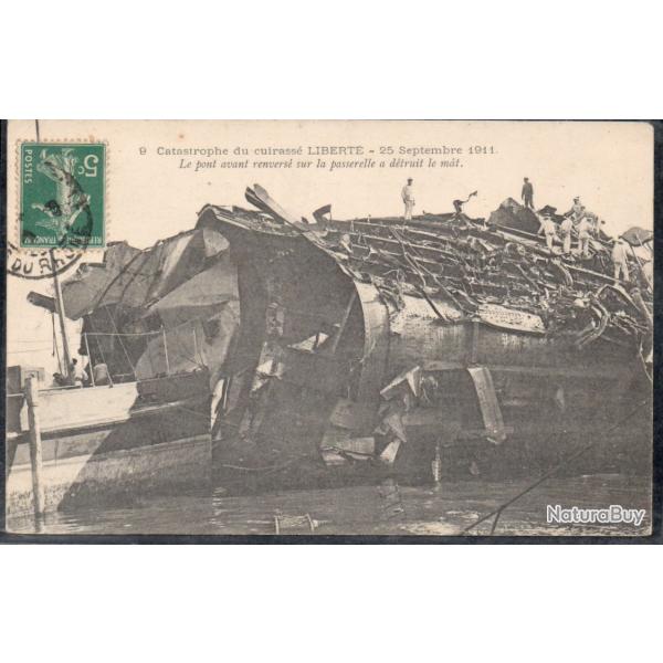 CPA - Marine Militaire - La catastrophe du cuirass "LIBERT" - 25 septembre 1911 N3769