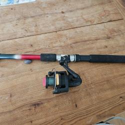 Canne 2m40 nova avec moulinet