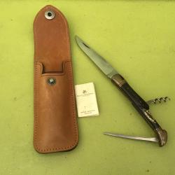 VENDU PAR LE-CUIRASSIER  COUTEAU LAGUIOLE MAX CAPDEBARTHES ARTISAN FRANÇAIS