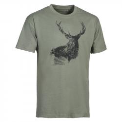 Tee shirt Big Game Imprimé Cerf  Ligne Verney Carron - Taille 2XL
