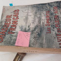 Chasseur français 1929 année complète reliée