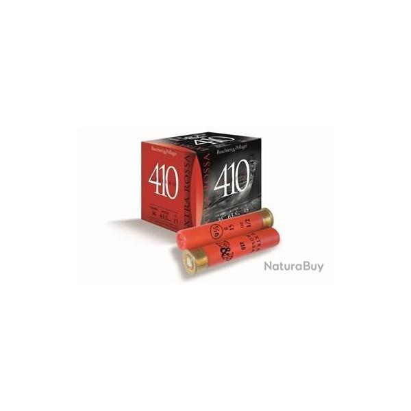 CARTOUCHE BASCHIERI & PELLAGRI EXTRA ROSSA 410 MAGNUM CAL.410 21G PAR 25