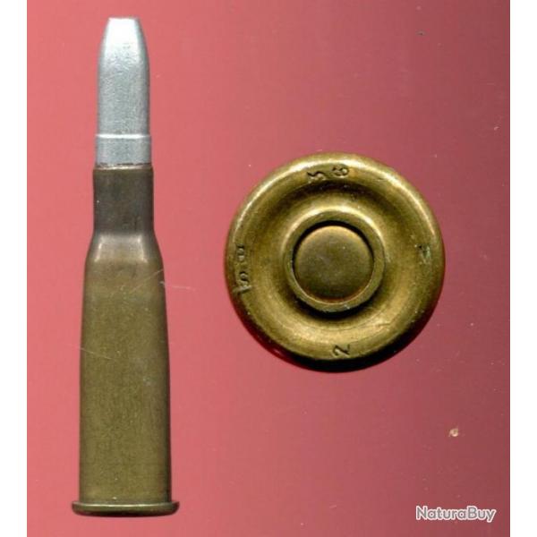 8 mm Lebel  balle de place en aluminium - TRES RARE - Cartoucherie de Rennes en 1936
