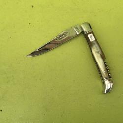 VENDU PAR LE-CUIRASSIER COUTEAU LAGUIOLE PLIANT  MANCHE CORNE