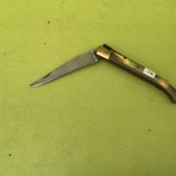 VENDU PAR LE-CUIRASSIER COUTEAU LAGUIOLE PLIANT  ANCIEN MANCHE CORNE LE SABOT