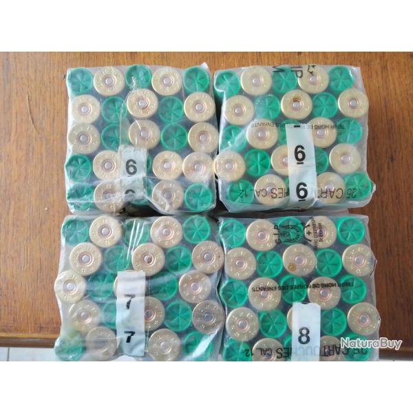 Cartouches calibre 12 4 boites