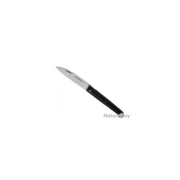Couteau Sauveterre lame mate acier 12C27 manche en bne