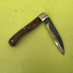 VENDU PAR LE-CUIRASSIER N°6 COUTEAU PLIANT ARTISANAL LAME FINIE A LA FORGE