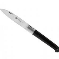 Couteau Sauveterre lame mate acier 12C27 manche en corne de buffle