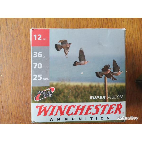 Cartouches calibre 12 winchester
