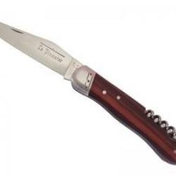 Couteau Douris Chastel  Le Pionnier 2 pièces manche en bois de violette +étui