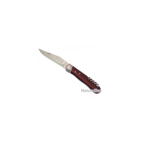 Couteau Douris Chastel  Le Pionnier 2 pices manche en bois de violette +tui