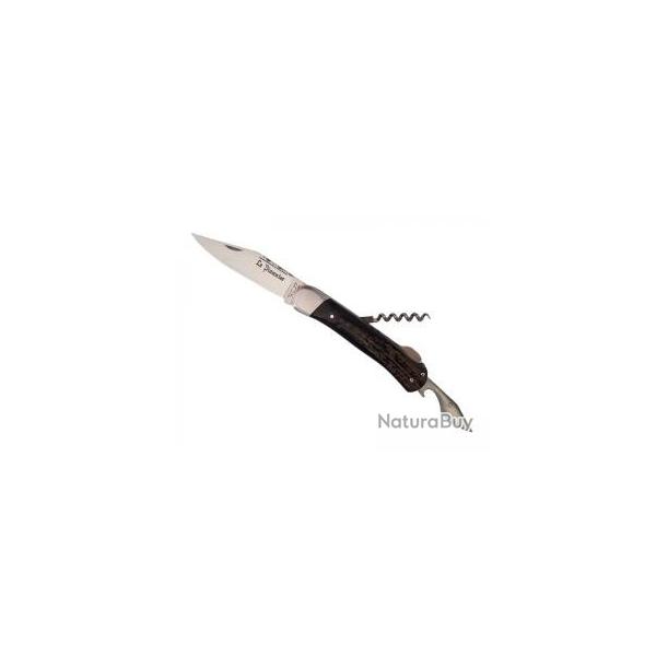 Couteau Douris Chastel LE PIONNIER CHASSE 3 pices manche en croute de buffle +tui
