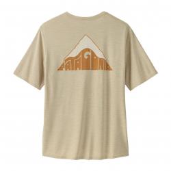 Tee Shirt Respirant Patagonia Men s Capilene Cool Daily Graphic Shirt Lands Beige