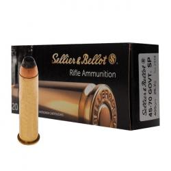 Boite de munition Sellier Bellot 45/70 Gouvernement SP 405GR 26.2g x20