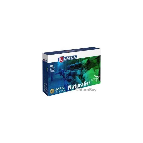 Boite de munition 8x57 JS Lapua naturalis 11.7g/180gr x20