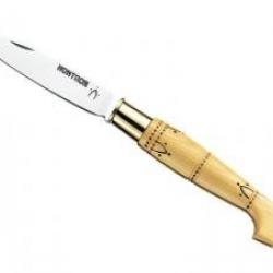 Couteau Nontron n° 22 lame acier inox T12 manche sabot