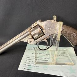 RARE HARRINGTON RICHARDSON AUTO EJECTING HAMMERLESS 2nd modèle calibre 32sw short