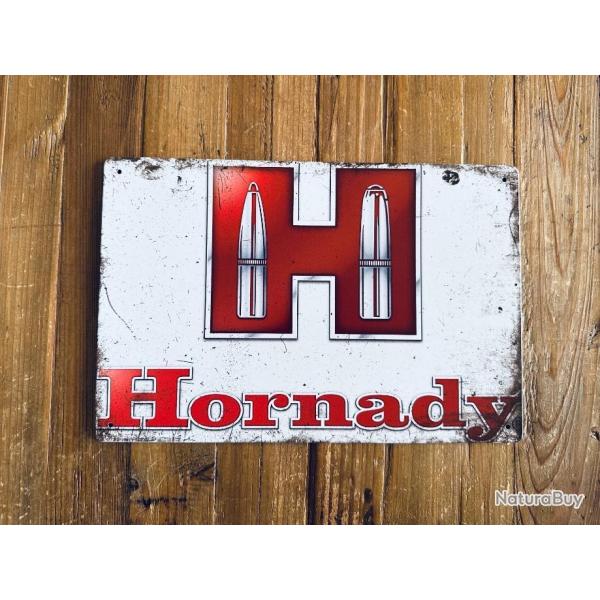 Plaque mtal dcorative Hornady