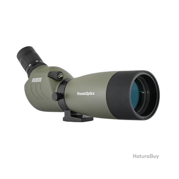 Longue-vu 20-60x60 FMC Tlescope de Chasse avec Trpied Observation Oiseaux & Faune Chasse