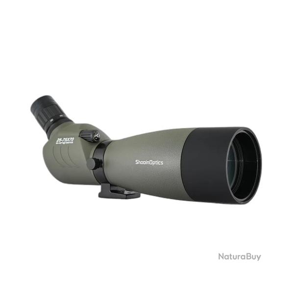 Longue-vu 25-75x70 FMC FMC Tlescope de Chasse avec Trpied Observation Oiseaux & Faune Chasse