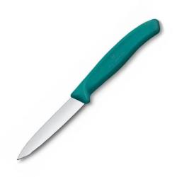6.7604.C1 Couteau d'office Victorinox Swiss Classic vert 8cm/boîte de 20
