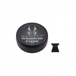 Boîte de 500 Plombs THE BLACK OPS à tête plate 4.5mm
