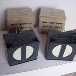 lot Balise Parachutiste Luciole Lampe AXO PICARD modèle 1953 Armée Française TAP -Parachutistes