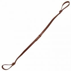 Bretelle en cuir gras double lasso Country sellerie