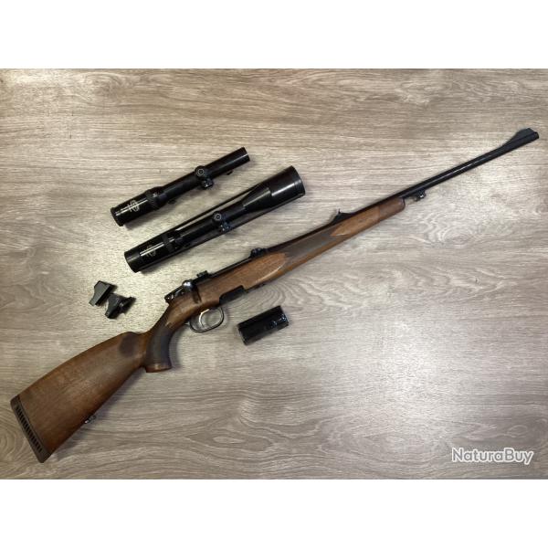 Steyr mannlicher modle M calibre 7X64 avec 2 lunette schmidt et bender et 1 docter