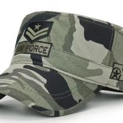 CASQUETTE MILITAIRE US ARMY AIR FORCE REGLABLE EN TAILLE COTON ET POLYESTER