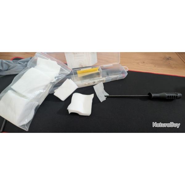 PATCH FIBRE COTON NETTOYAGE ARMES 200 PIECES