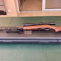 Carabine 22L R CZ 455 L uxe avec lunette LYNX Varmint 6-24x42 AO ''Kit SNIPER HARRIS''