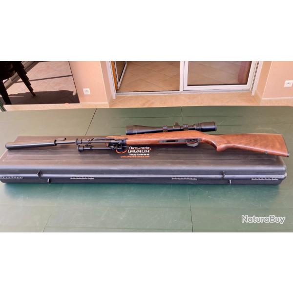 Carabine 22L R CZ 455 L uxe avec lunette LYNX Varmint 6-24x42 AO ''Kit SNIPER HARRIS''