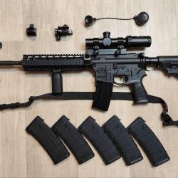 Carabine semi-automatique MOSSBERG modèle MMR - .223 Rem - 16" + Lunette, silencieux, poignée... (Oc