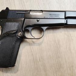 Pistolet semi-automatique BROWNING modèle GP35 carcasse acier - Cal. 9x19 (Occasion bon état)