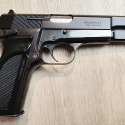 Pistolet semi-automatique BROWNING modèle GP35 carcasse acier - Cal. 9x19 (Occasion très bon état gé