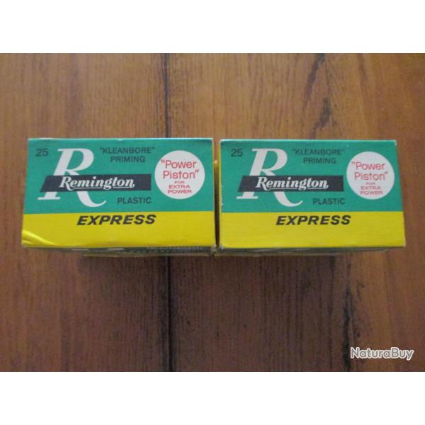 LOT DE 2 BOITES DE 25 CARTOUCHES   REMINGTON EXPRESS