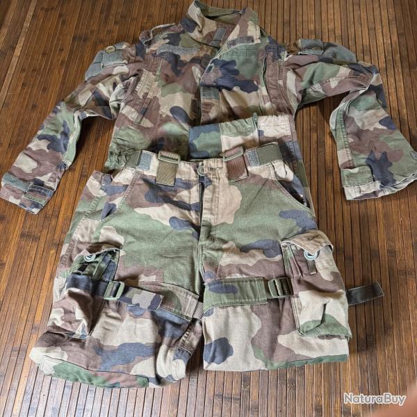 TENUE DE COMBAT CAMOUFLAGE ARME FRANAISE 2012-2015 PANTALON ET VESTE DE COMBAT