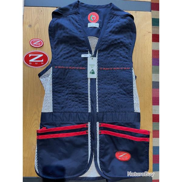 GILET BALL TRAP ZOLI  Z GUN  neuf