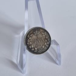 Superbe 5 Cents Argent 1916 Georges V , Canada , XXème Siècle , 20ème Siècle