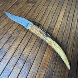 COUTEAU DE COLLECTION TARRY LEVIGNE A PALME CORNILLON MANCHE EN BOIS CHERF  FRANCE THIERS FIN XlX e