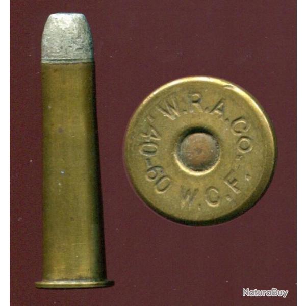 .40-60 WCF Winchester - WRACO - tui de 47.7 mm - black powder
