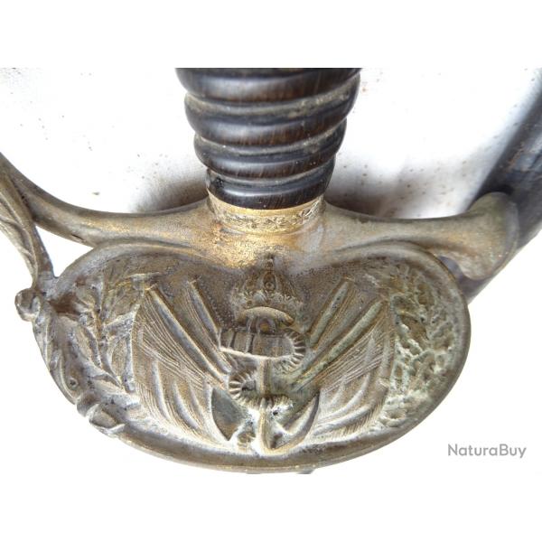 499) lot rere pe  d'officier de marine , ancre surmonte d'une couronne restauration ou empre